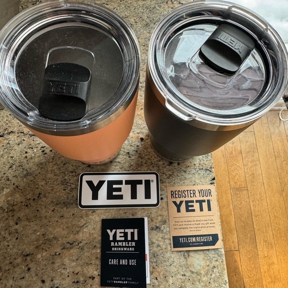 YETI NWT ramblers X2 with company logos. Back to school - Picture 5 of 8